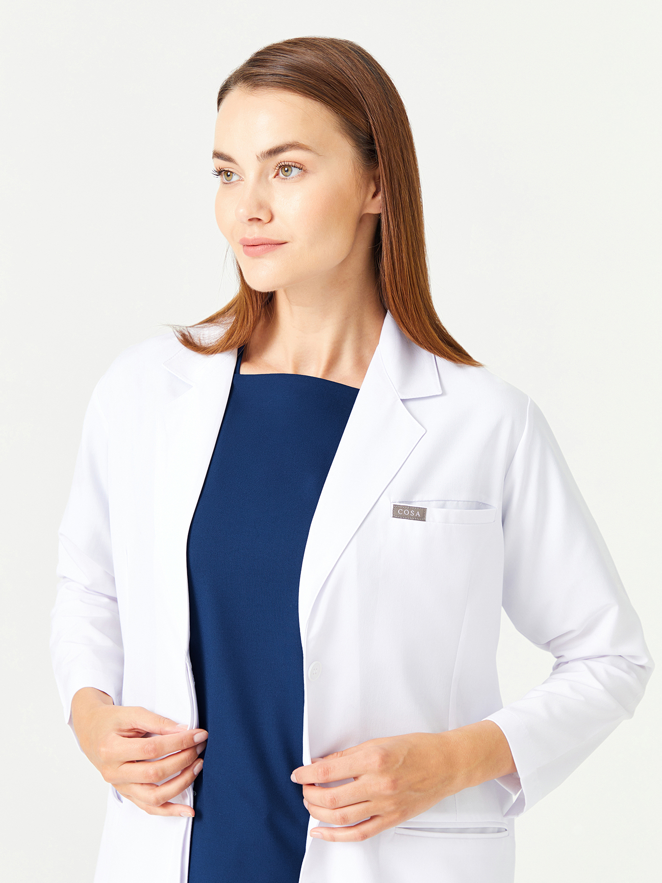 Cosa x Studio Brandia ® Women Jacket Collar Lab Coat