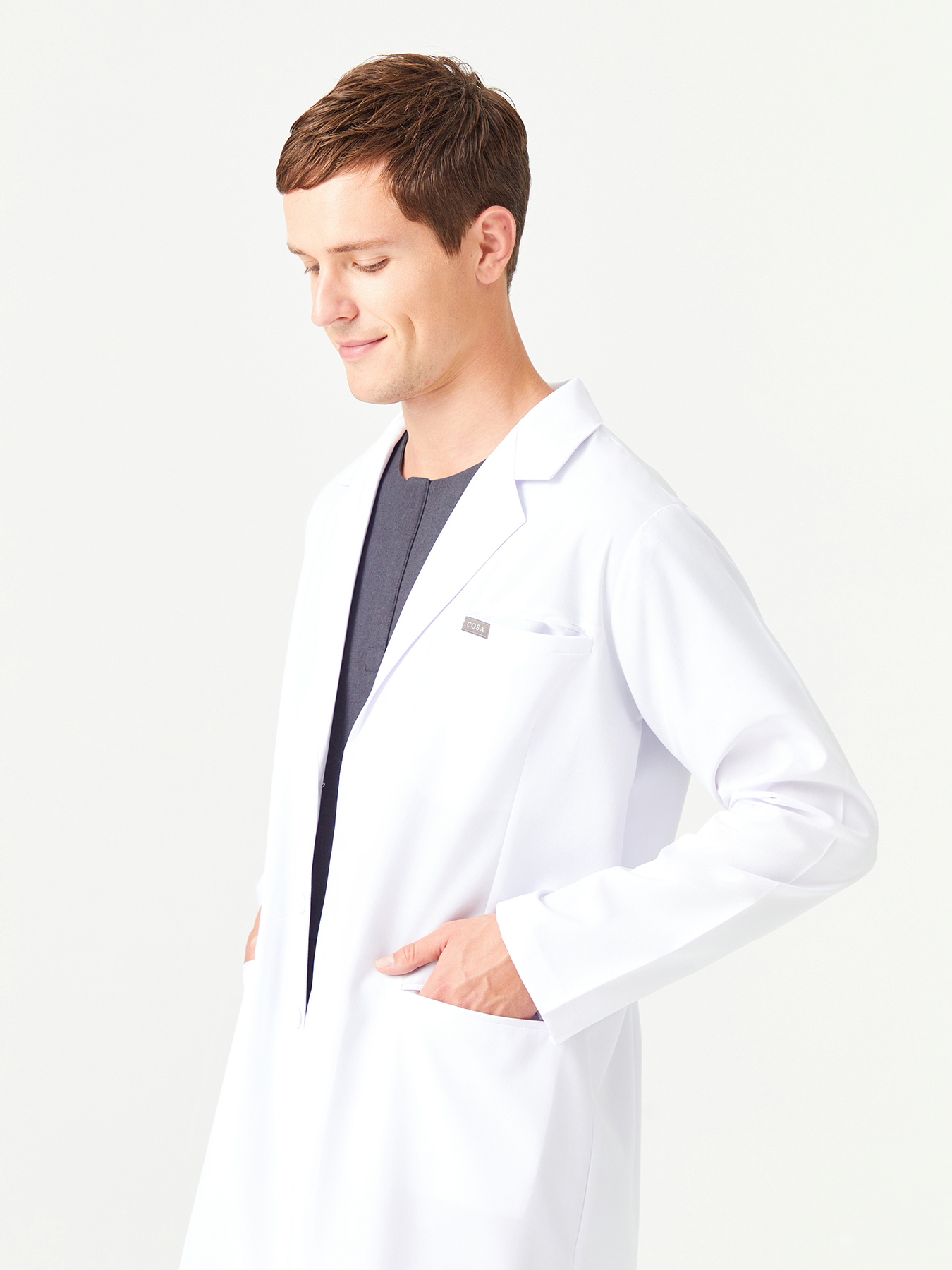 Cosa x Studio Brandia ® Men Jacket Collar Lab Coat