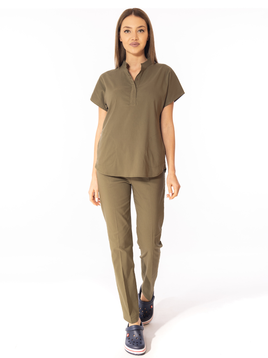 COSA Comfort Scrub Set – Khaki Green
