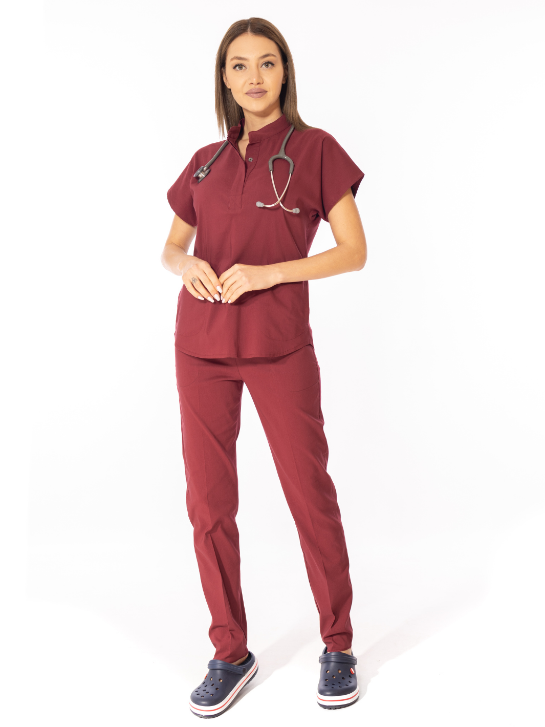 COSA Comfort Scrub Set – Burgundy