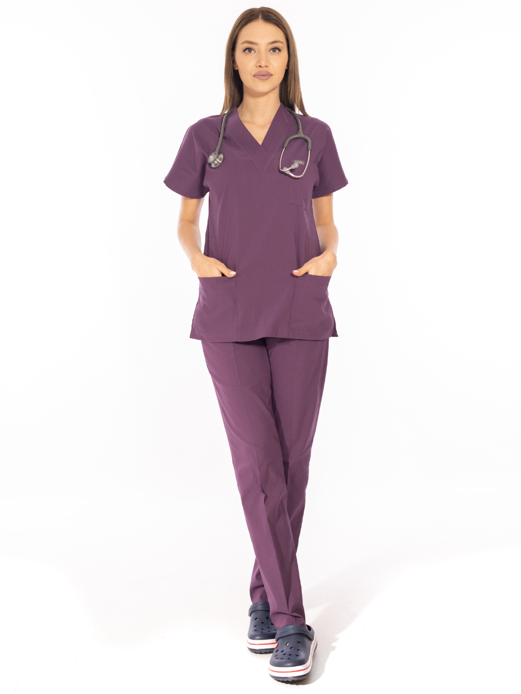 Cosa Flex Scrub Set - Plum