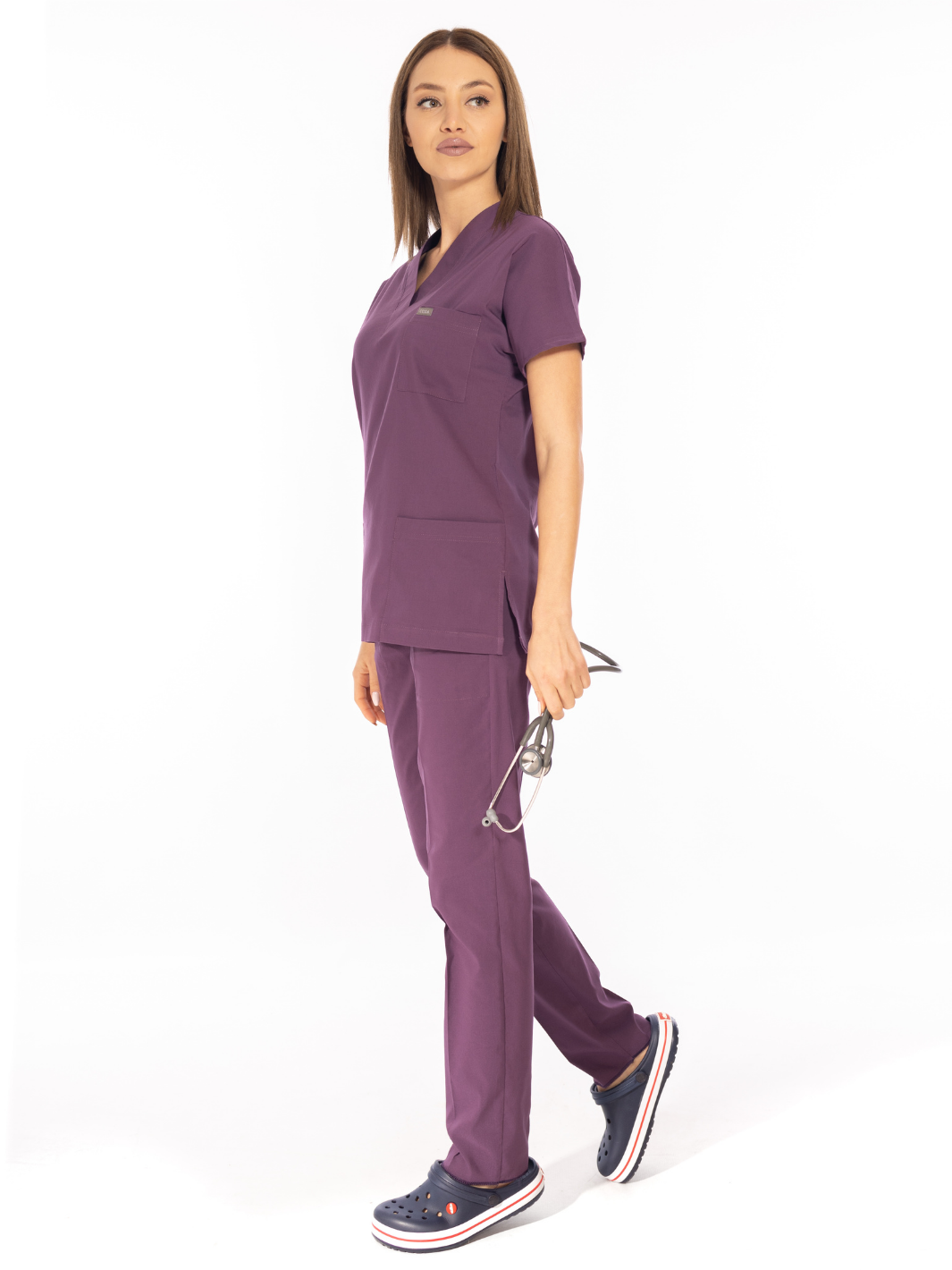 Cosa Flex Scrub Set - Plum