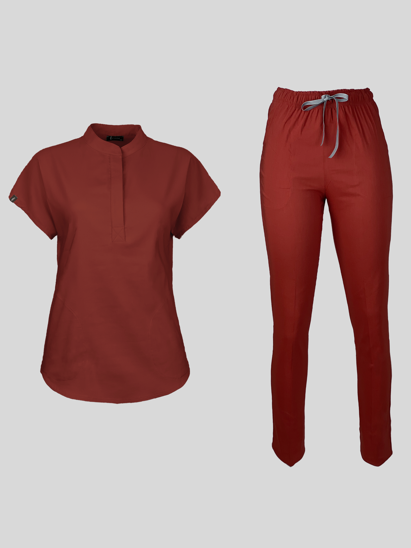 COSA Comfort Scrub Set – Dark Brick