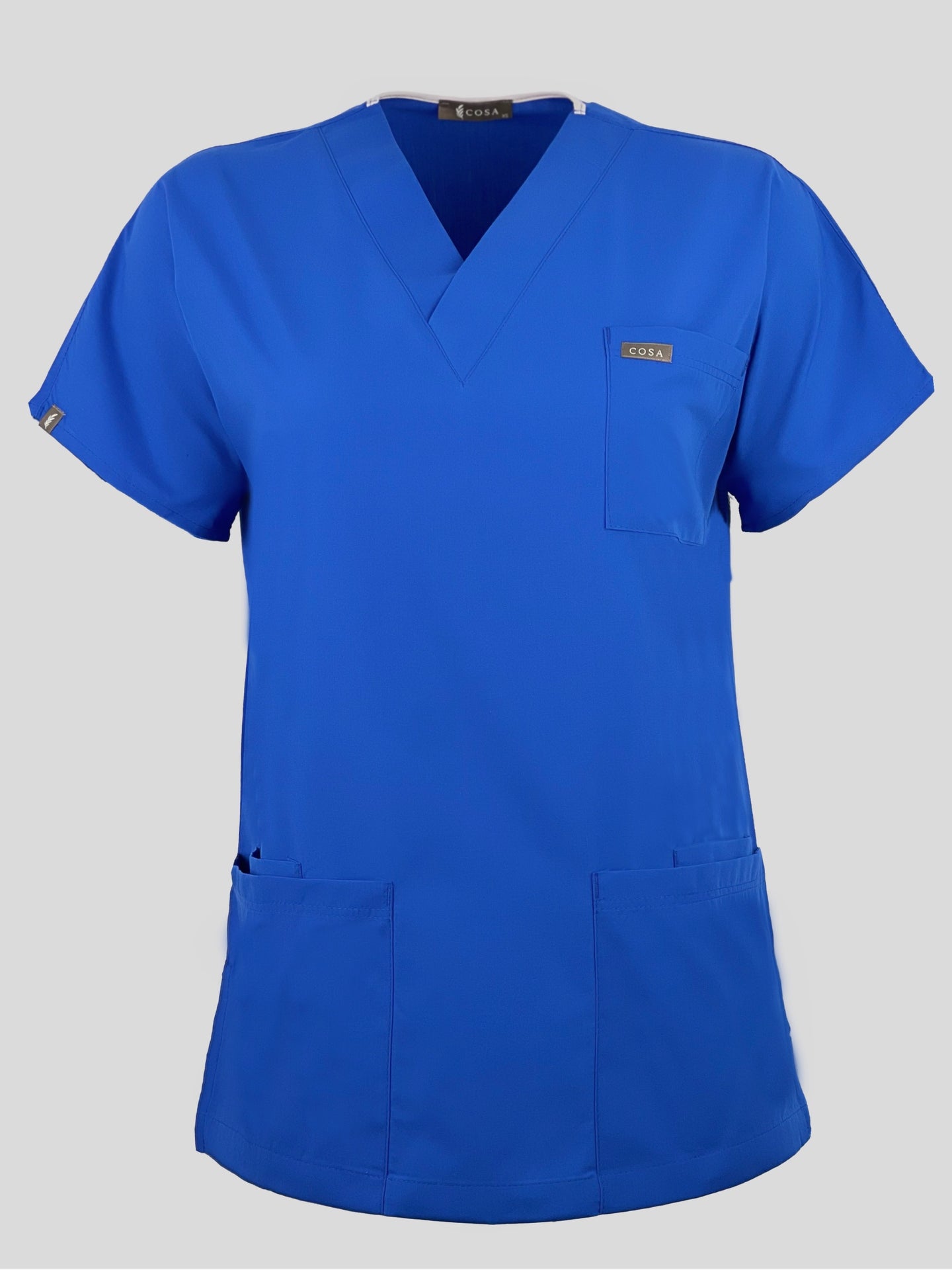 Cosa Terikoton Scrub Top - Royal Blue