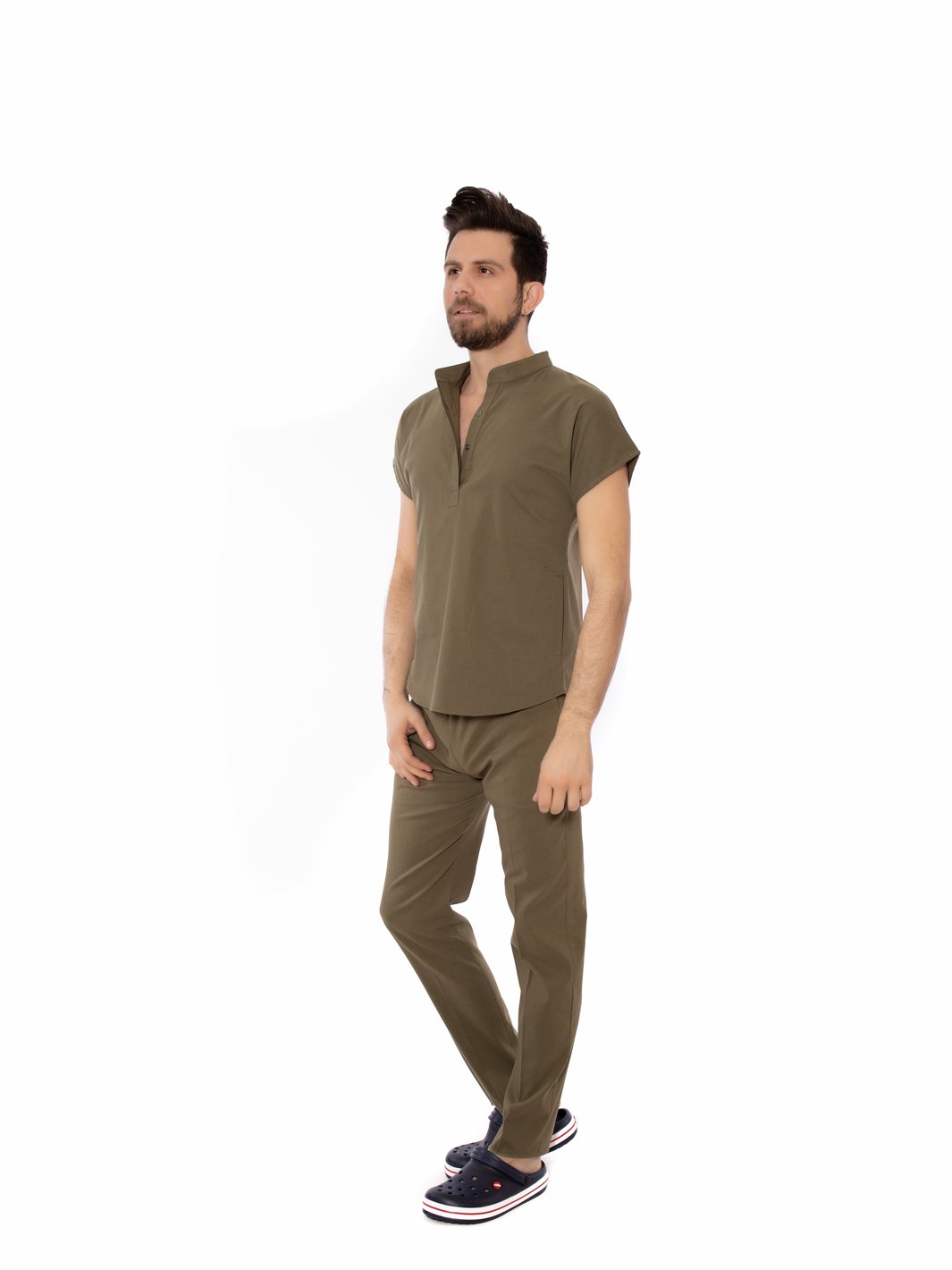 COSA Comfort Scrub Set – Khaki Green