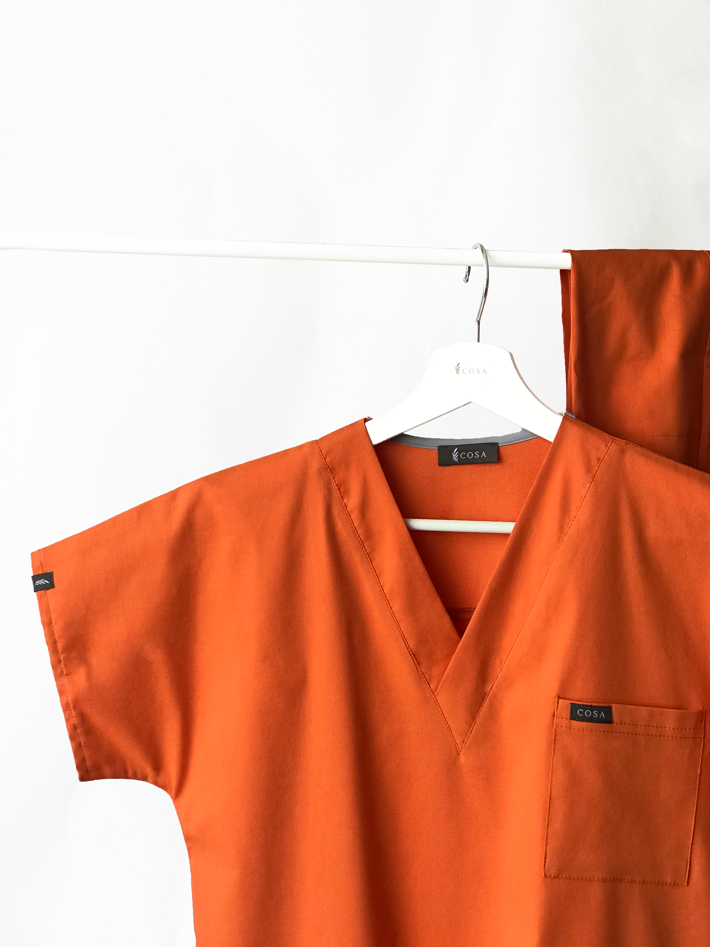 Cosa Flex Scrub Set - Fire Orange