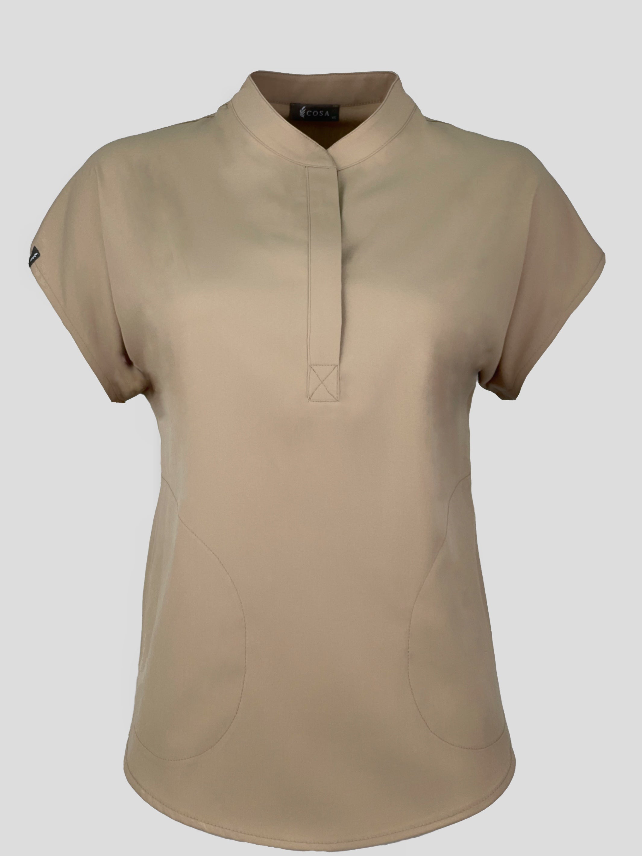 Sand Beige Cosa Comfort Plus⁺ Scrub Top