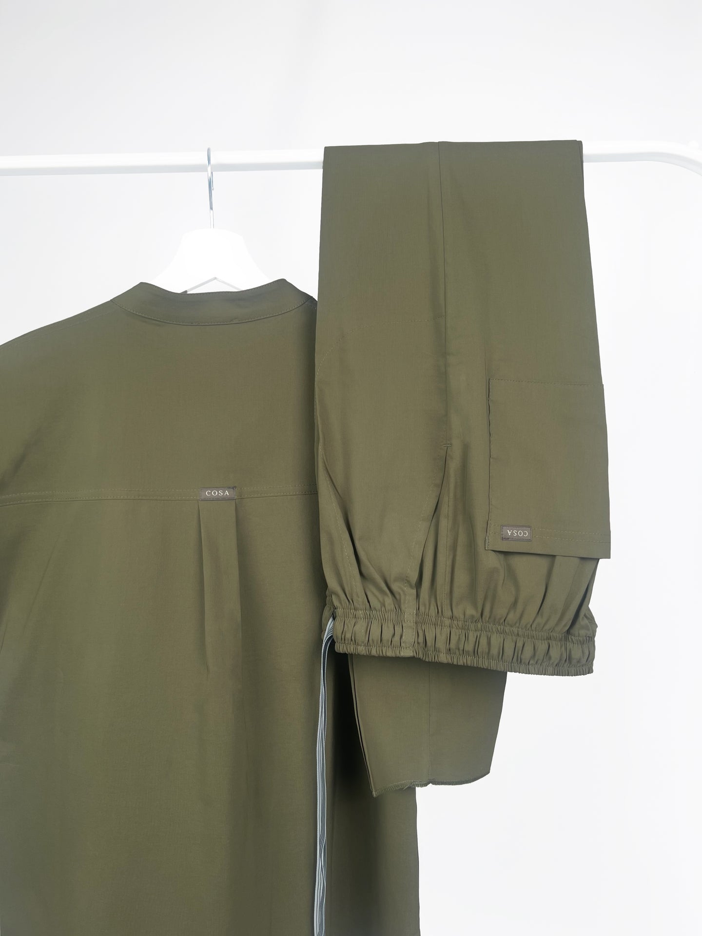 COSA Comfort Scrub Set – Khaki Green