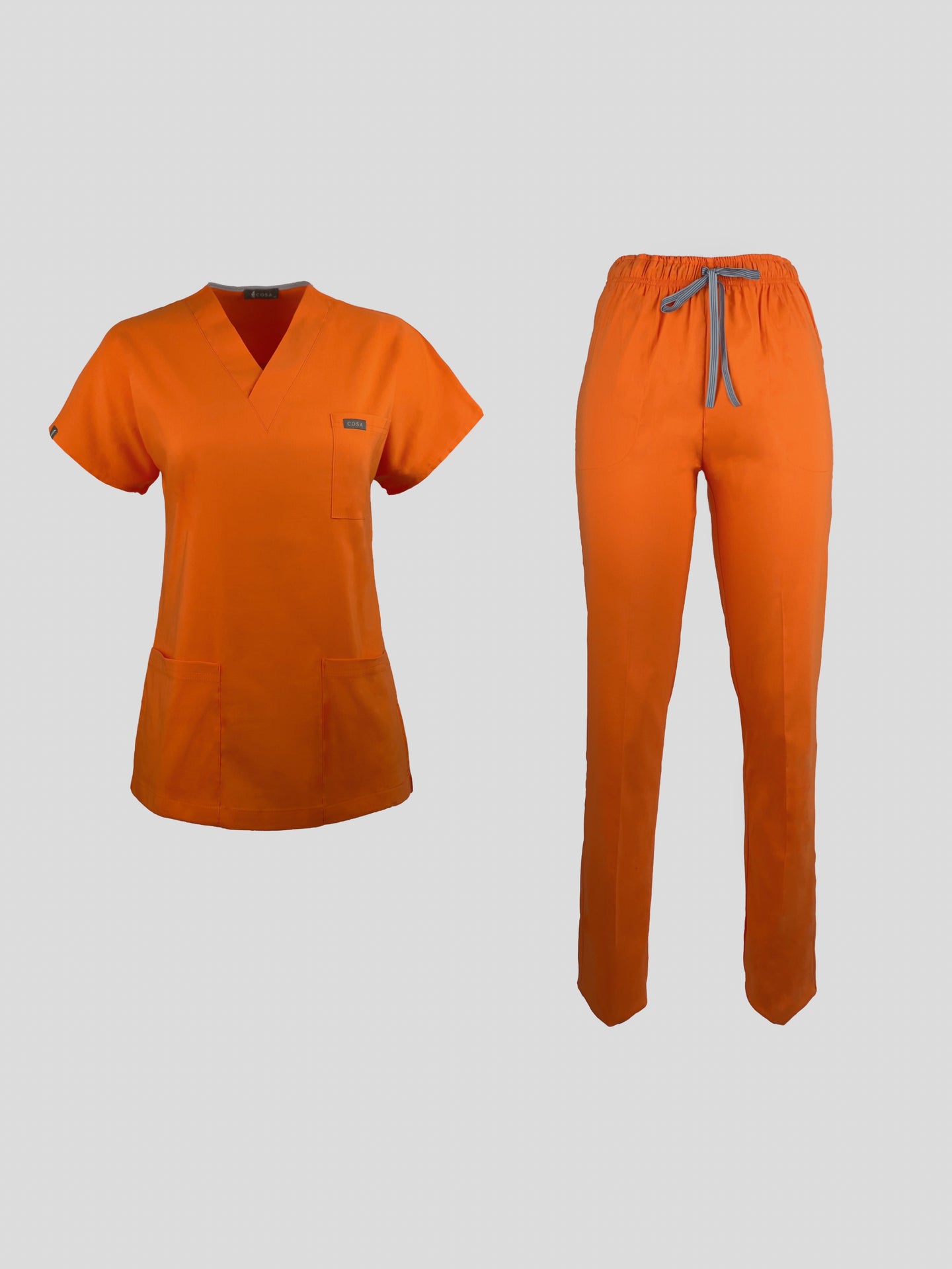 Cosa Flex Scrub Set - Fire Orange