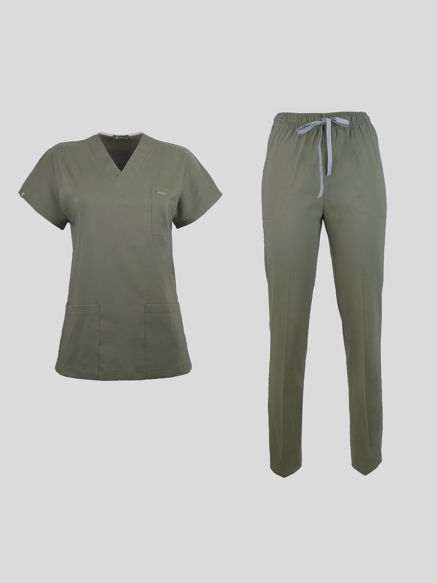 Cosa Flex Scrub Set - Sage Green