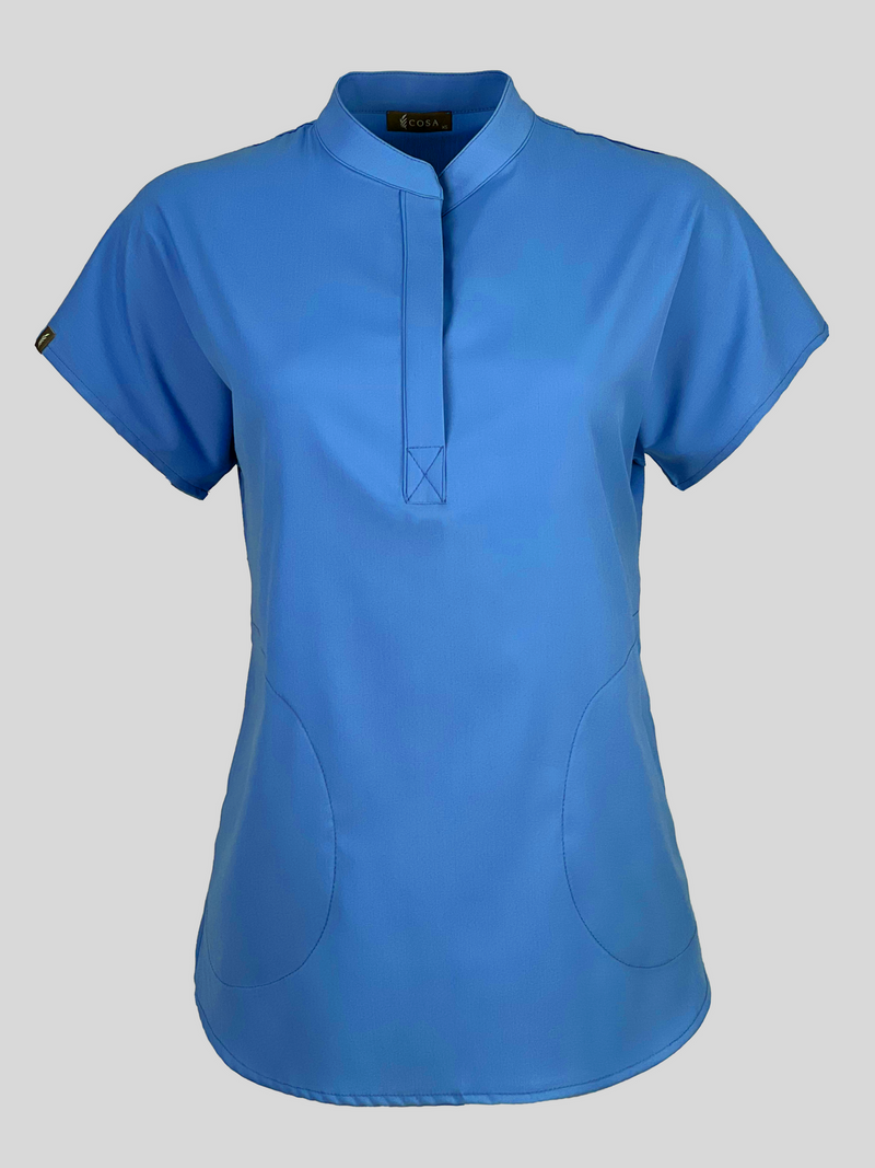 Azur Blue Cosa Comfort Plus⁺ Scrub Top