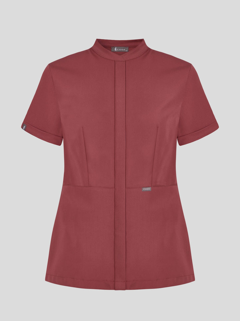 Cosa Di® Women’s Scrub Top - Berry