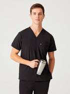 Cosa Zero° Scrub Top- Black