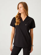 Cosa Zero° Scrub Top- Black