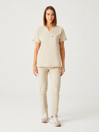 Cosa Zero°  Scrub Top - Beige