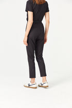 03 Women High Waisted Scrub Pant - Black