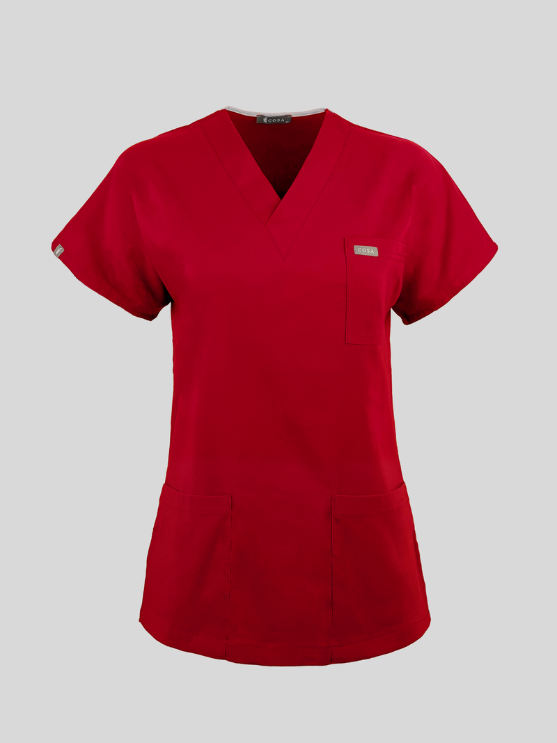Kırmızı Cosa Flex Tek Üst