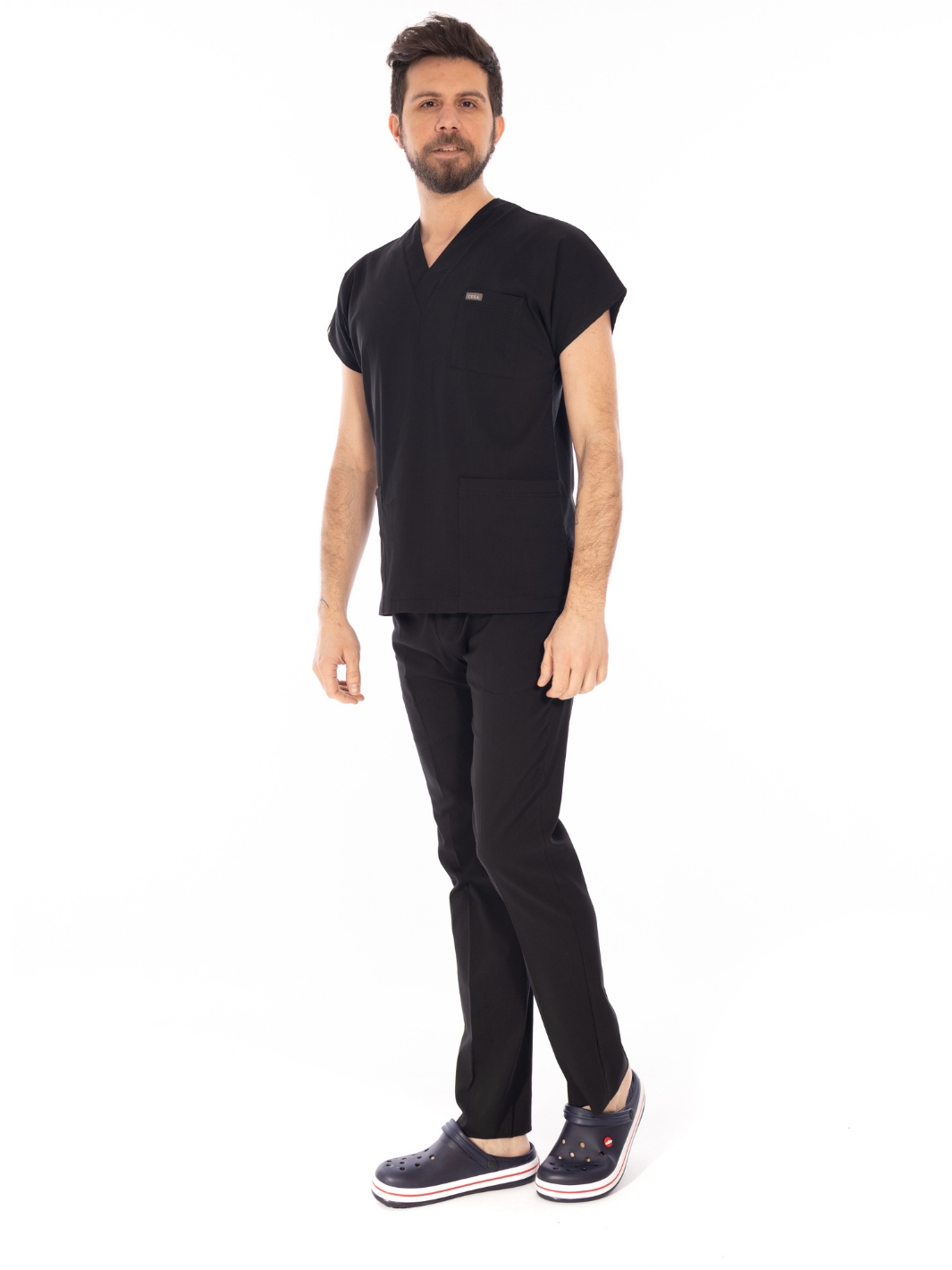 Cosa Flex Scrub Set - Black