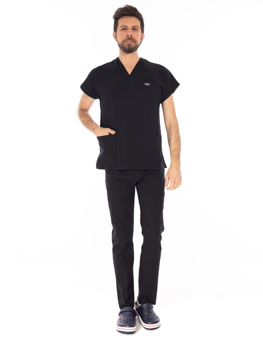 Cosa Flex Scrub Set - Black