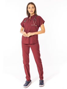 COSA Comfort Scrub Set – Burgundy