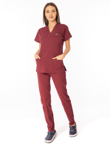 Cosa Flex Scrub Set - Burgundy