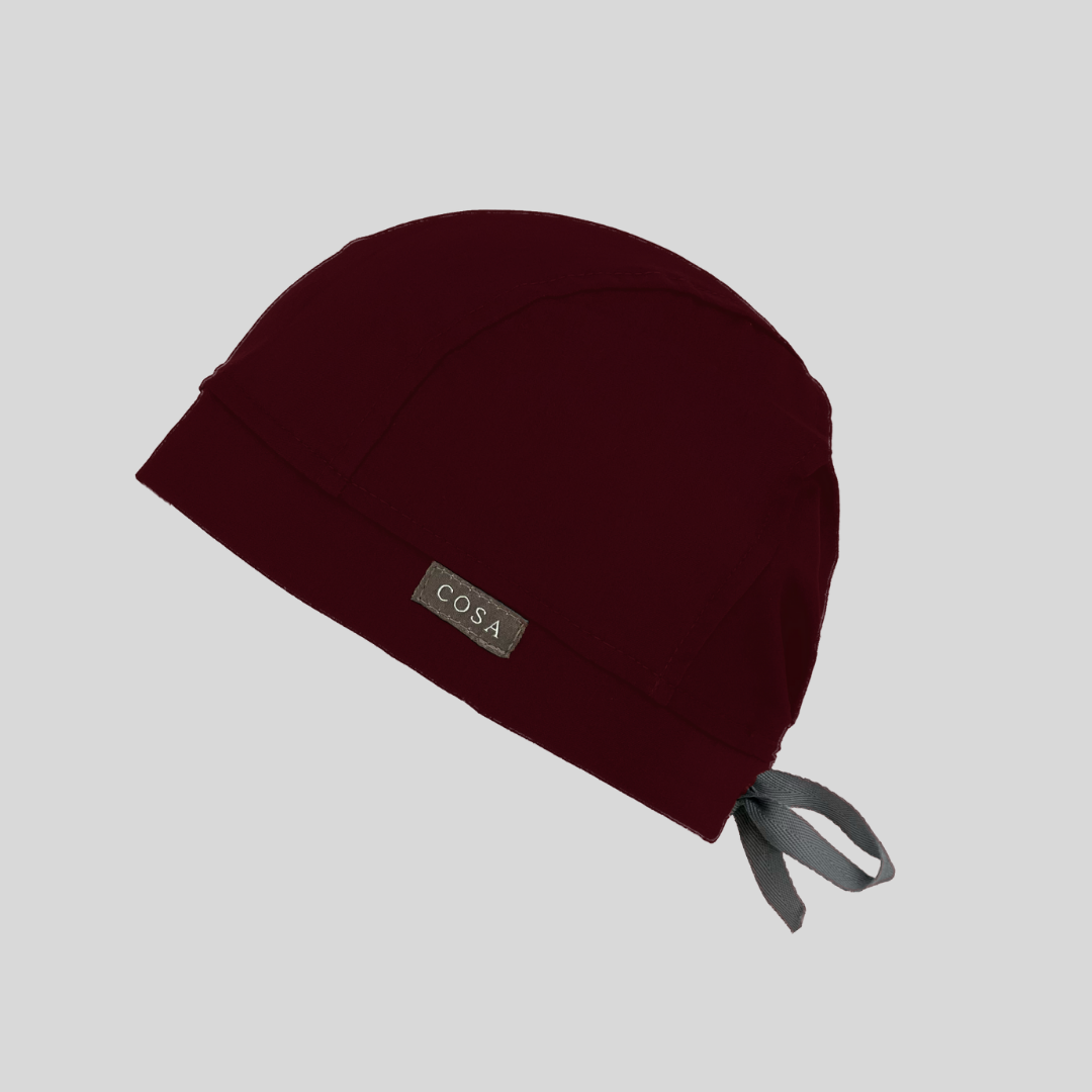 Burgundy Cosa Essential Unisex Scrub Cap