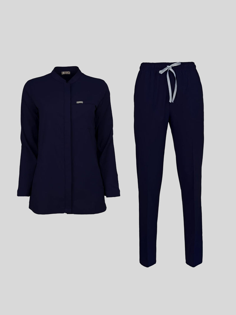 Cosa Luna Women's Scrub Set - Navy