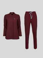 Cosa Luna Women's Scrub Set - Burgundy