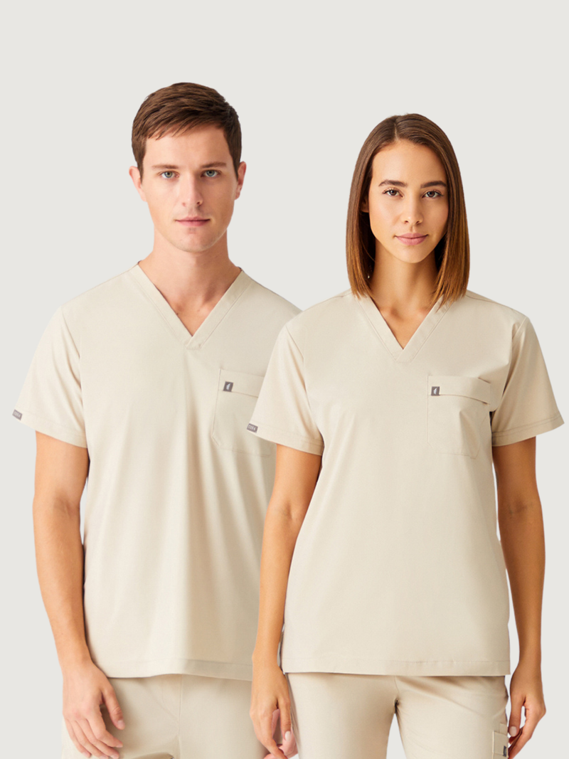 Cosa Zero° Scrub Top – Beige