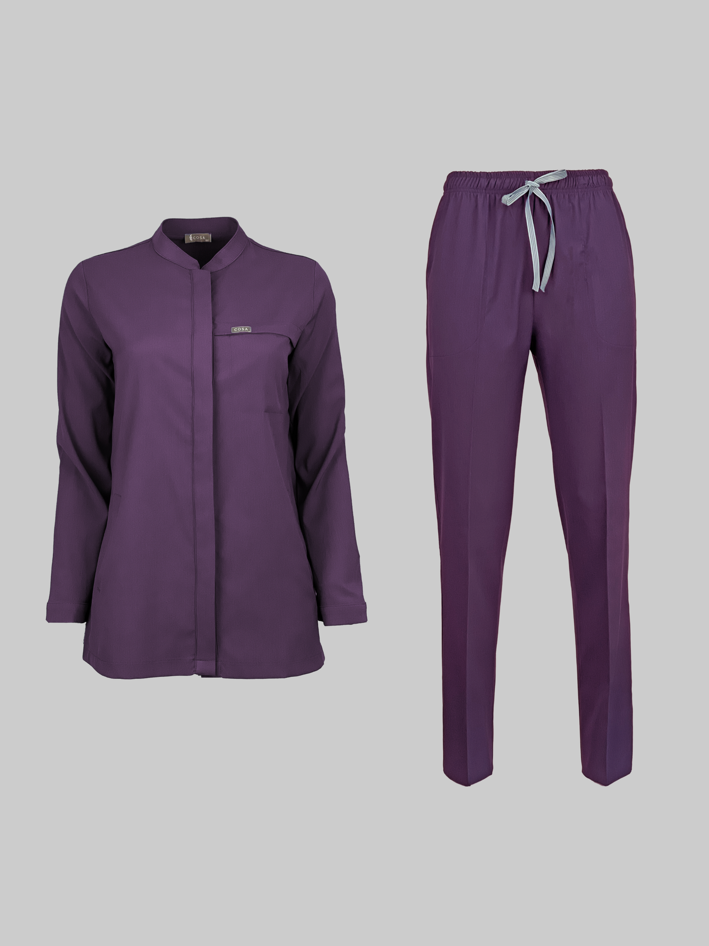 Cosa Luna Women's Scrub Set - Plum