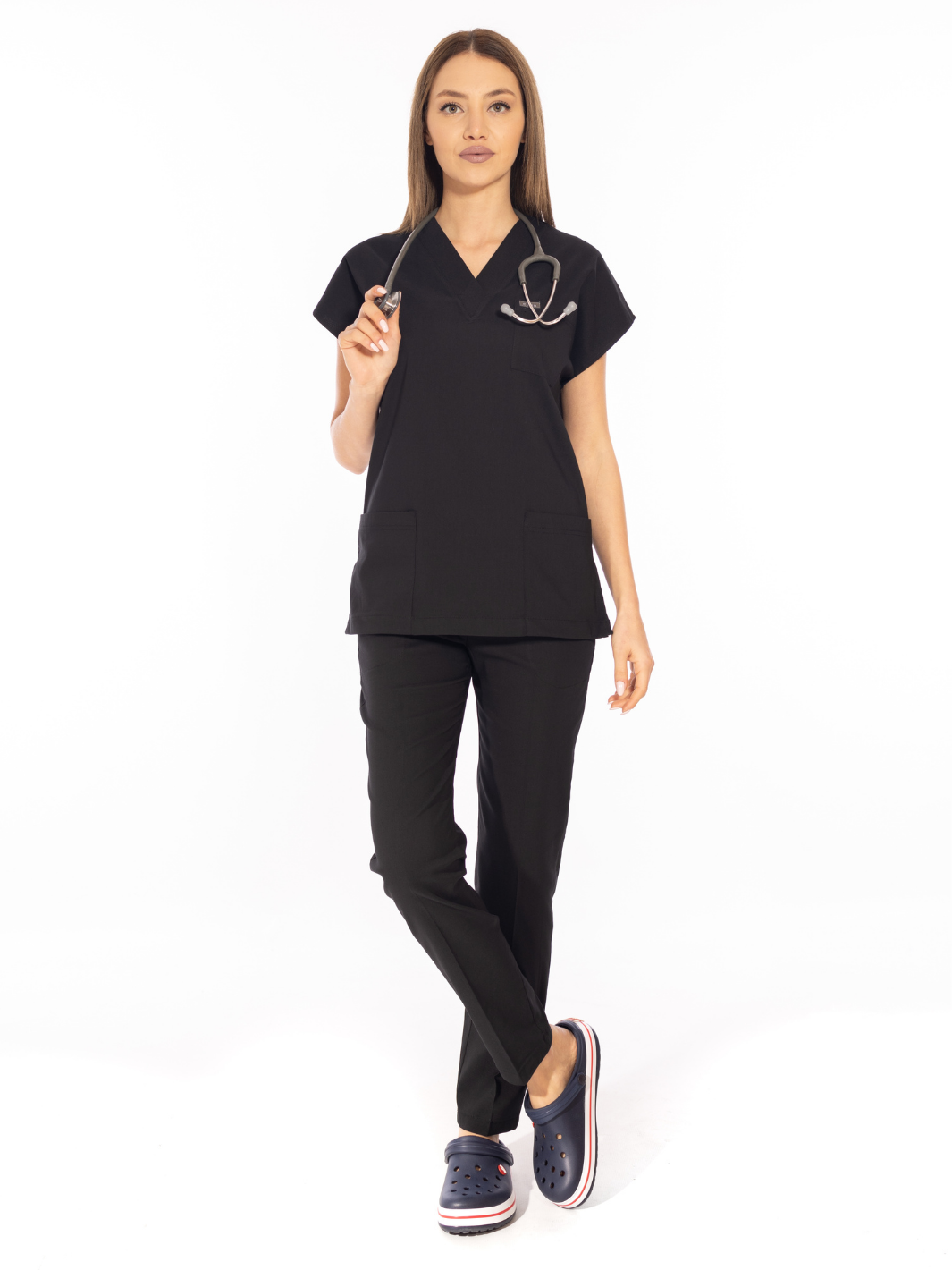 Cosa Flex Scrub Set - Black