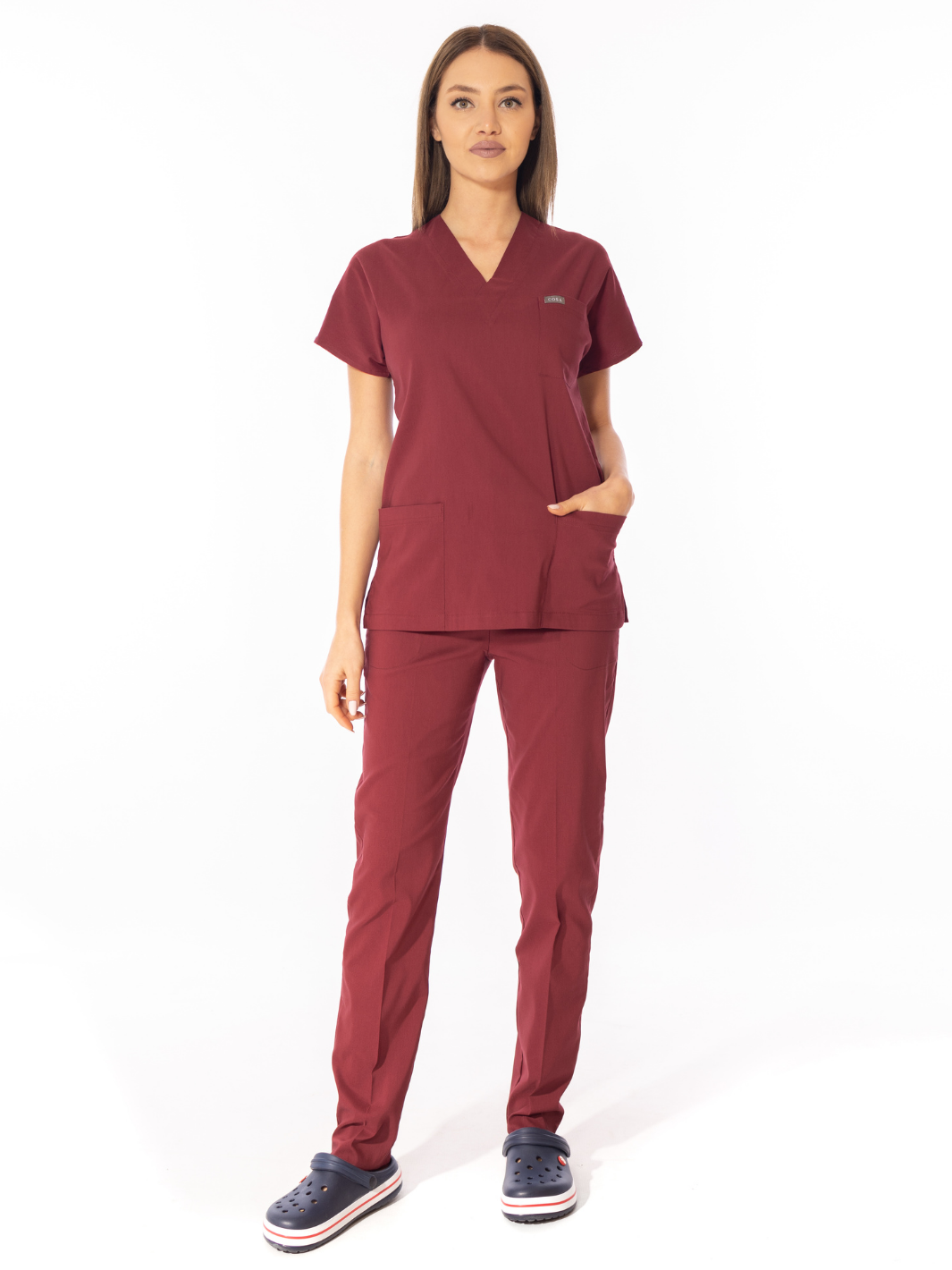 Cosa Flex Scrub Set - Burgundy