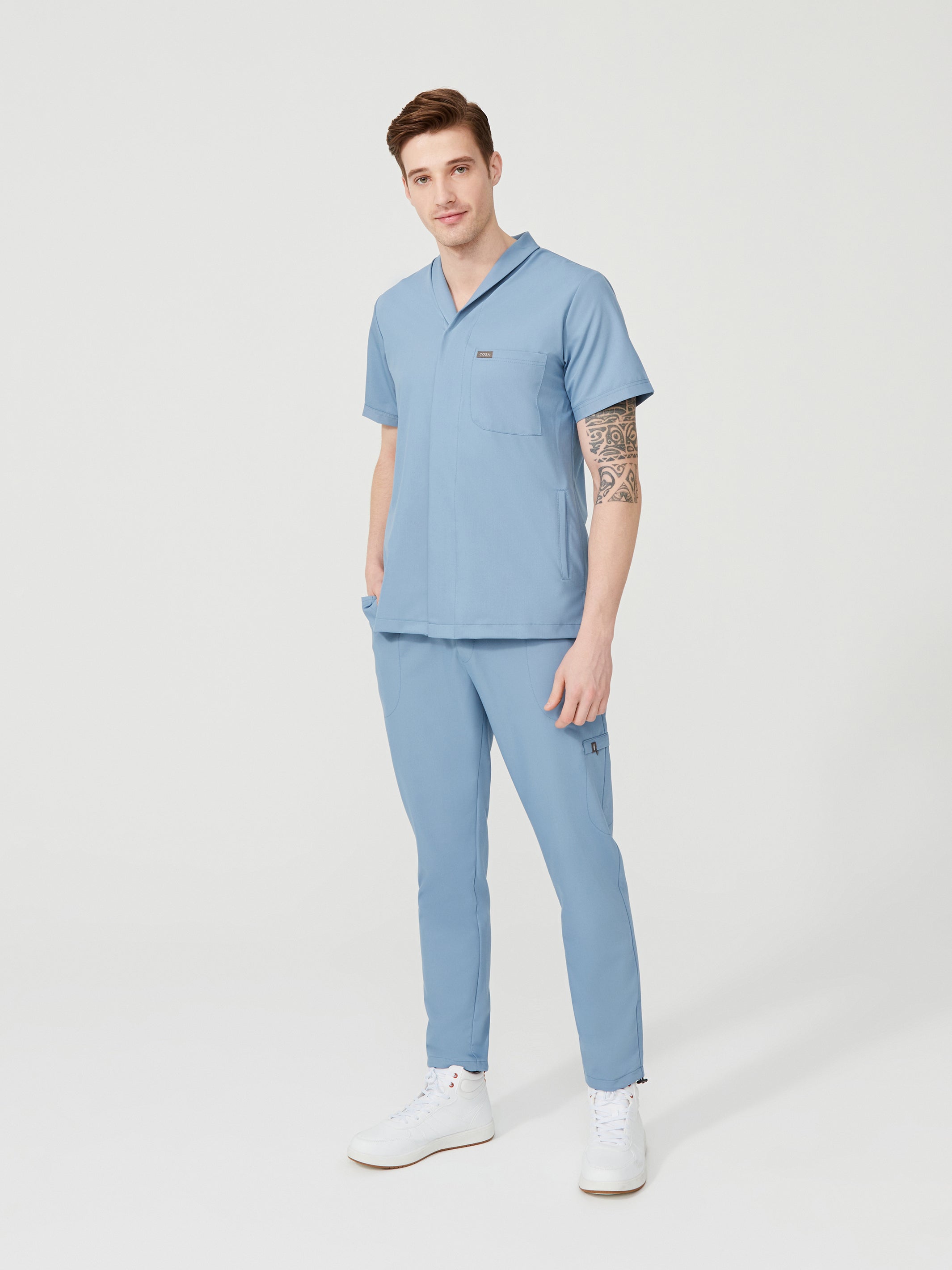 Cosa Tri® Cosmic Blue Men's Scrub Set