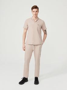 Cosa Tri® Beige Men's Scrub Set
