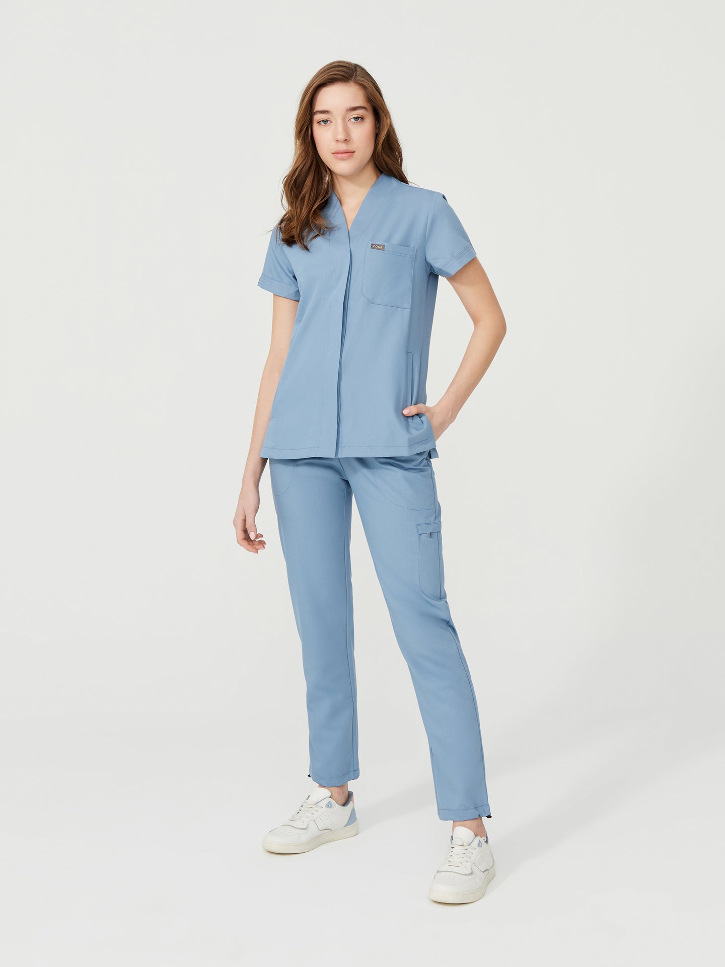 Cosa Mono® Women’s Scrub Set – Cosmic Blue