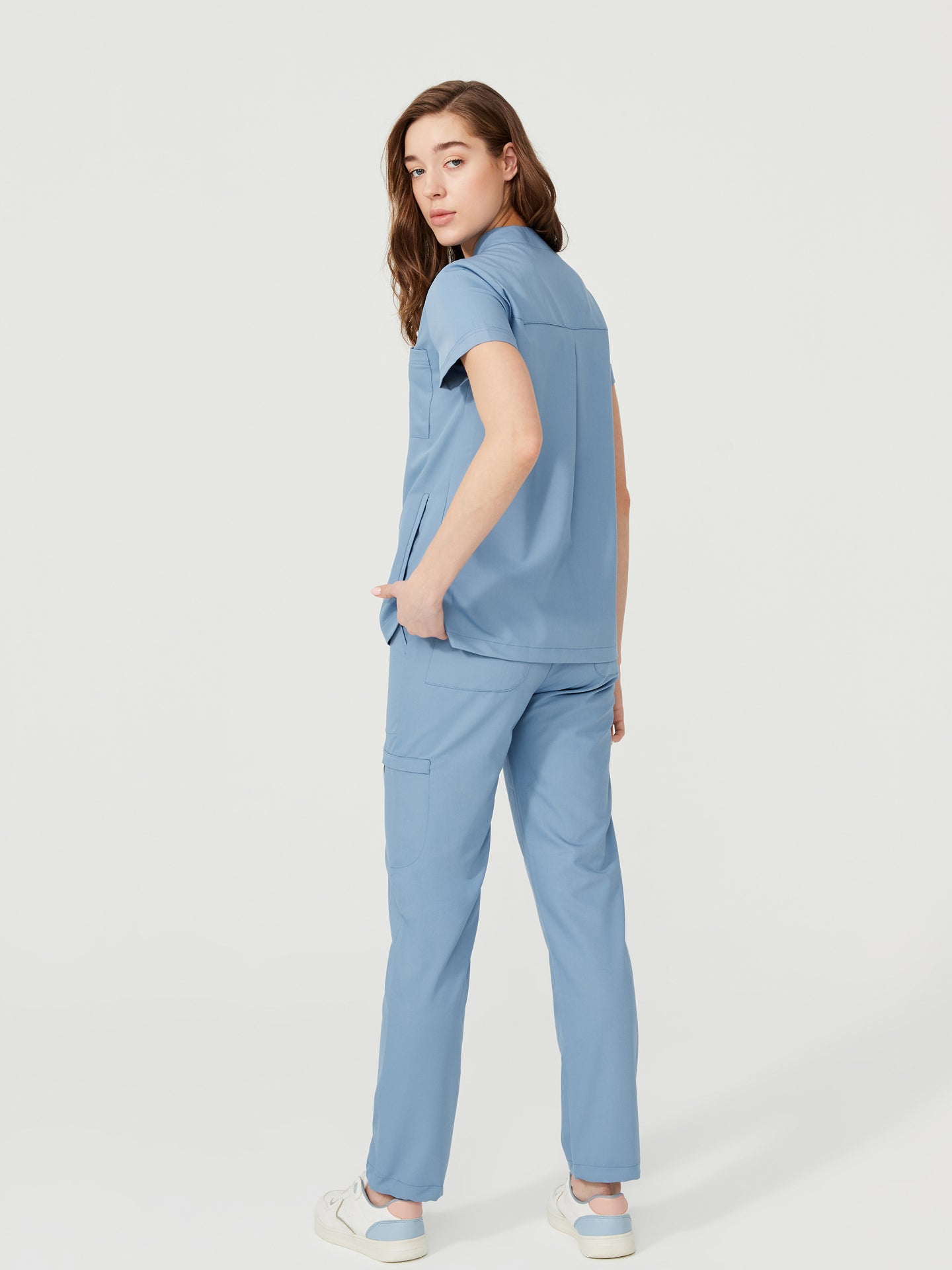 Cosa Mono® Women’s Scrub Set – Cosmic Blue