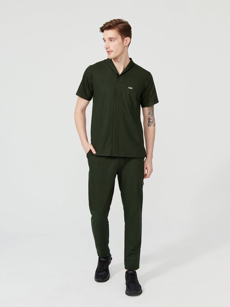 Cosa Tri® Pine Green Men's Scrub Set