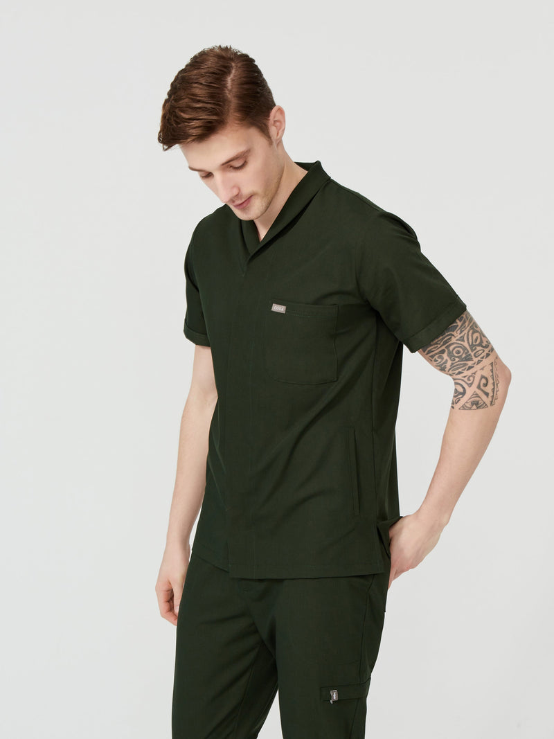 Cosa Tri® Pine Green Men's Scrub Set