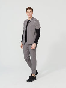 Cosa Tri® Grey Men's Scrub Set