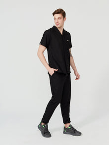 Cosa Tri® Black Men's Scrub Set