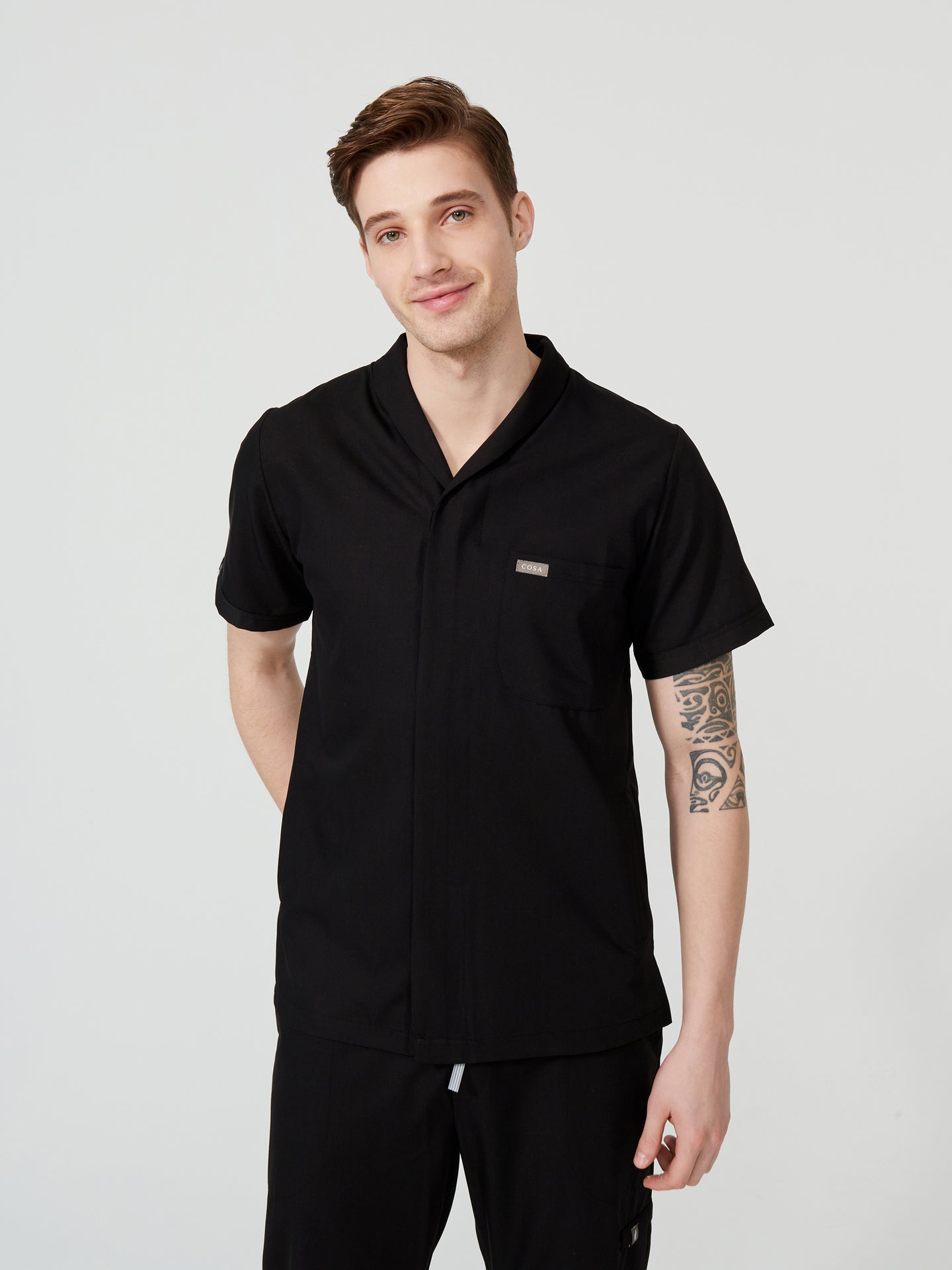 Cosa Tri® Men’s Scrub Set – Black