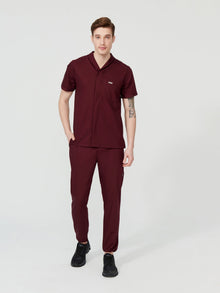 Cosa Tri® Men’s Burgundy Scrub Set