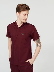 Cosa Tri® Burgundy Men's Scrub Set