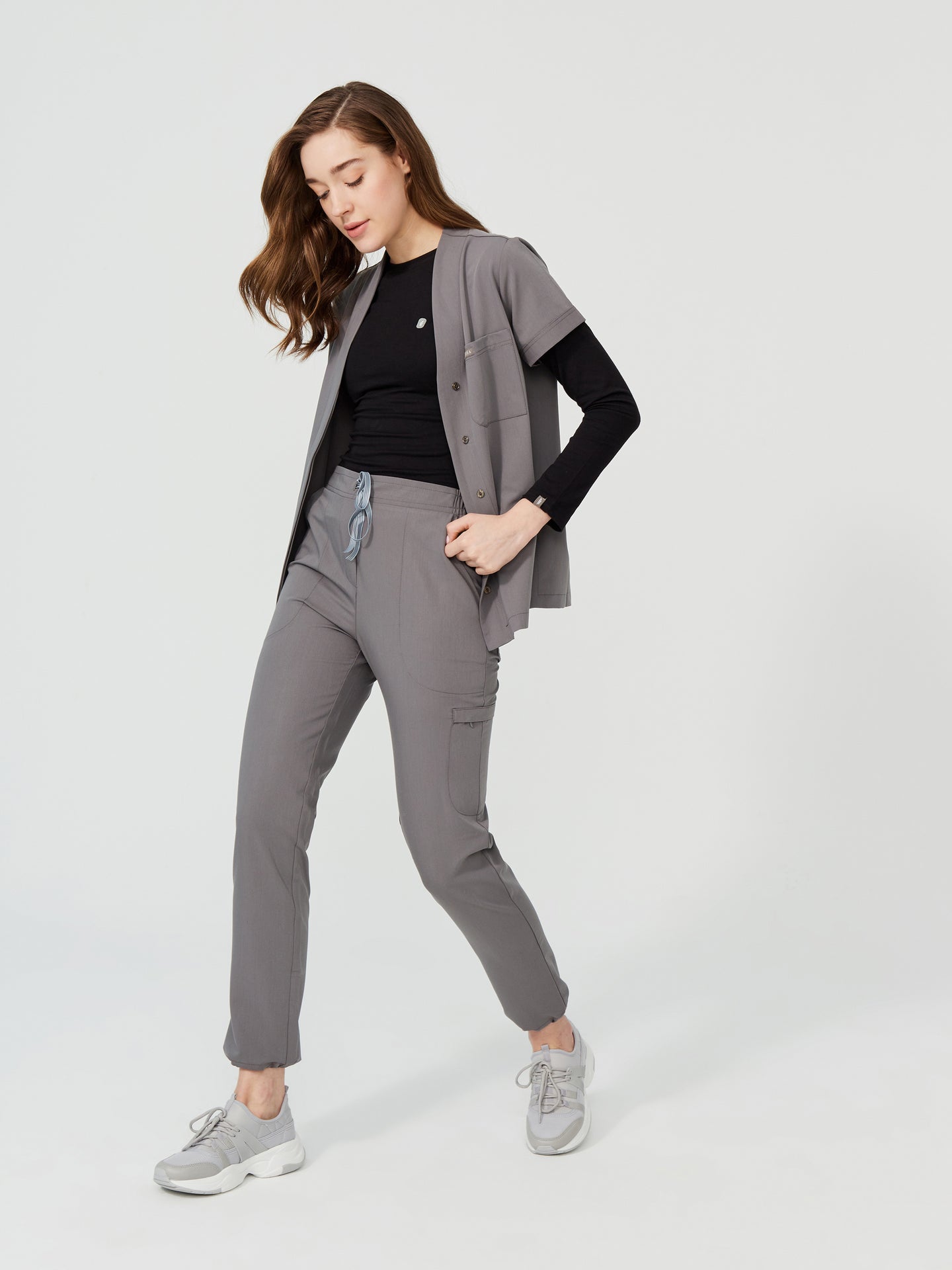Cosa Mono® Grey Scrub Set