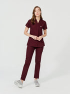 Cosa Mono® Women’s Scrub Set – Burgundy