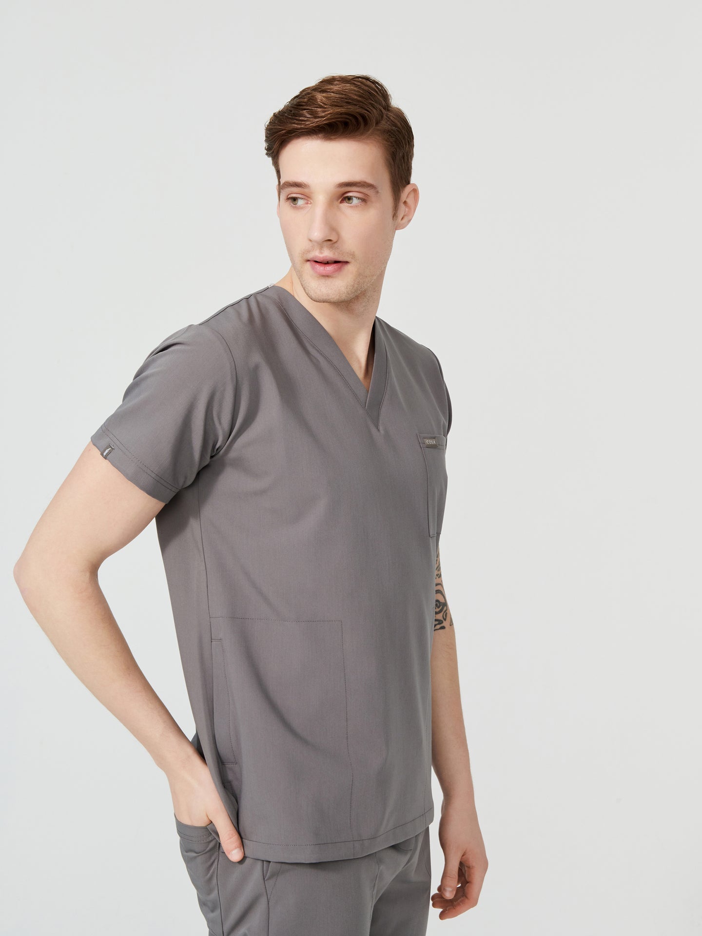 Cosa Tetra® Grey Scrub Set