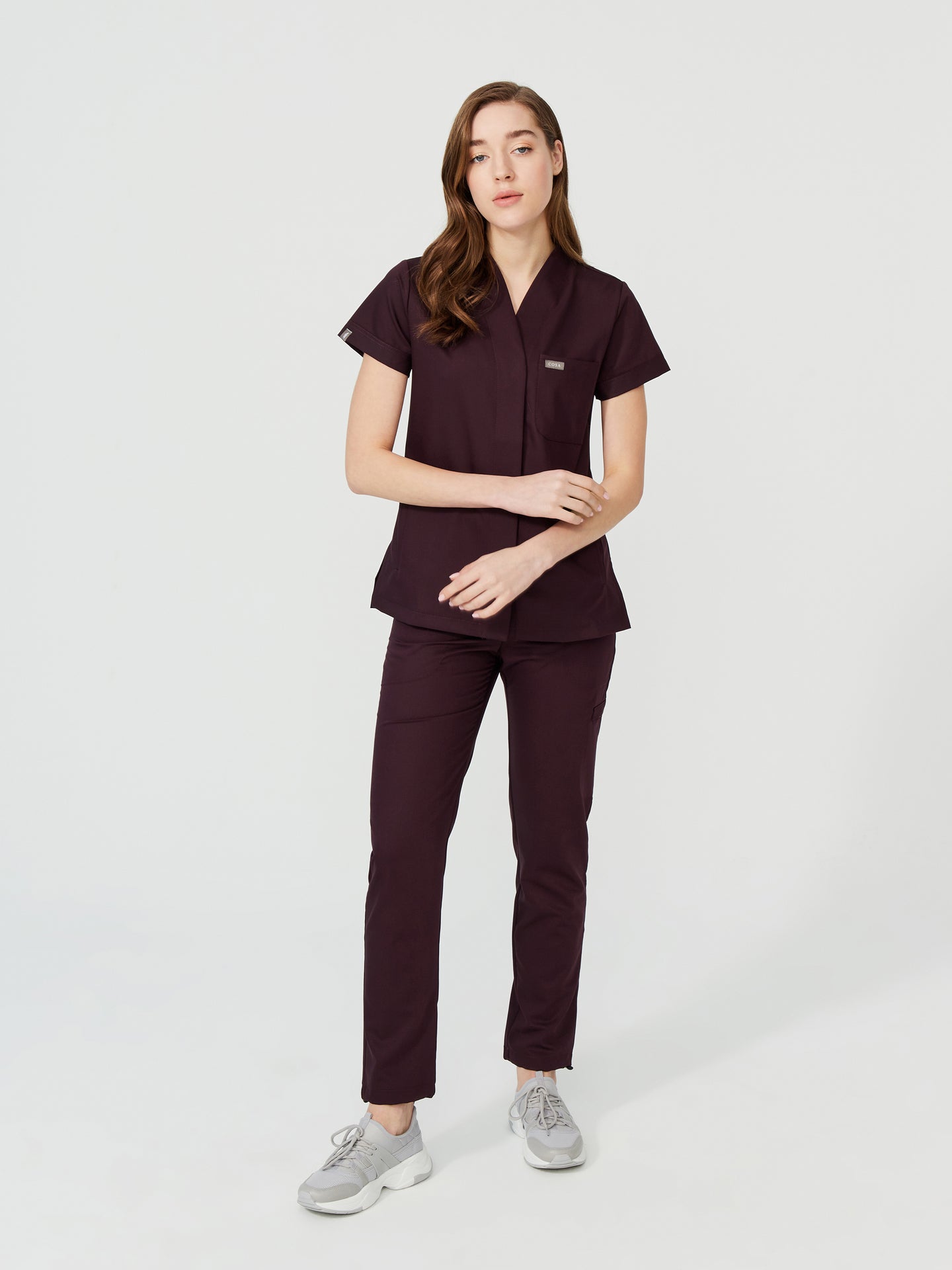 Cosa Mono® Women’s Scrub Set – Plum