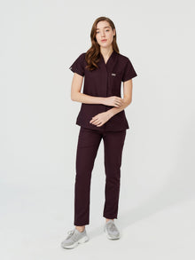 Cosa Mono® Women’s Scrub Set – Plum