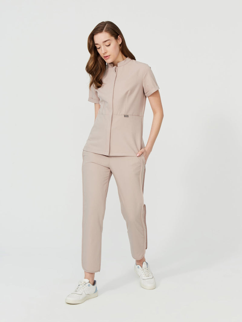 Cosa Di® Women’s Scrub Set - Beige