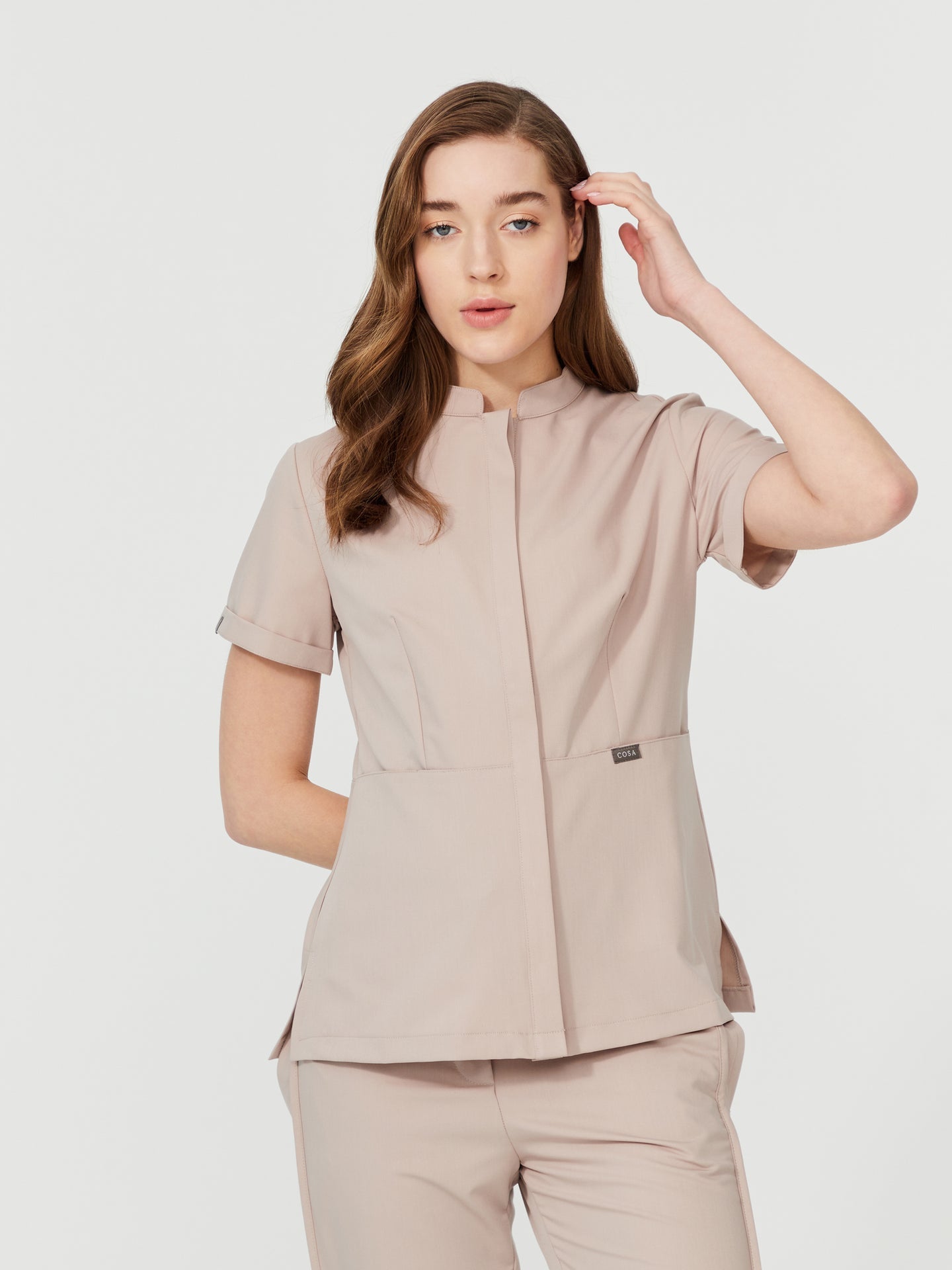 Cosa Di® Women’s Scrub Set - Beige